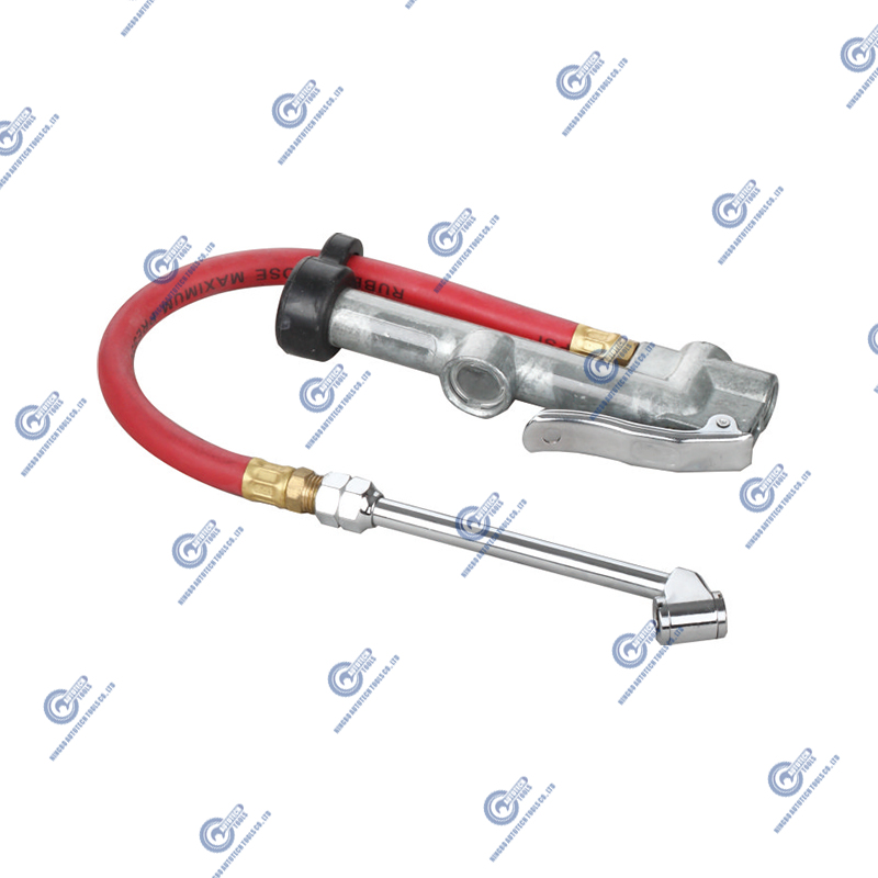 TG-27 Ga indice di gonfiore per pneumatici con doppio manico d'aria di mandrino da 15 ”10-160 psi